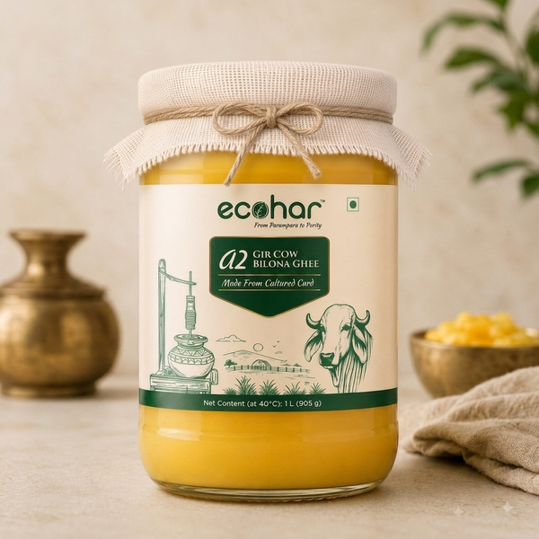 Ecohar A2 Gir Cow Bilona Ghee