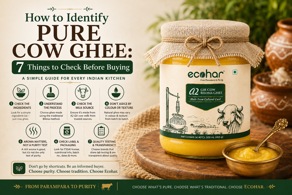 How to Identify Pure Cow Ghee: 7 Things to Check Before Buying
