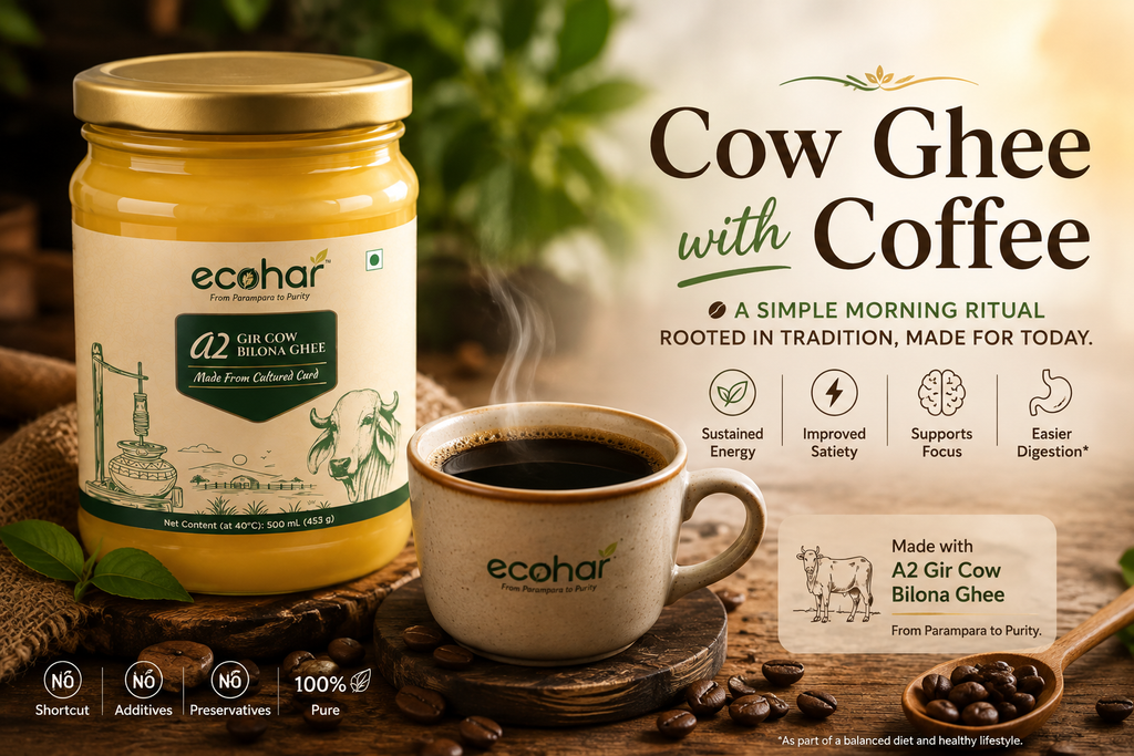 Black Coffee with Cow Ghee: Benefits, Recipe & Why It's Becoming a Healthy Morning Ritual