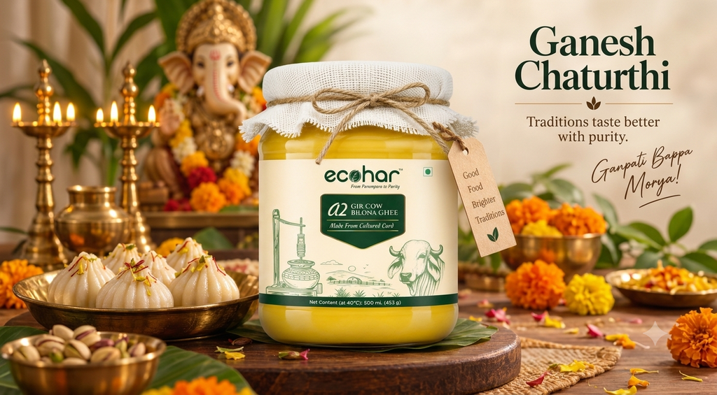 Ganesh Chaturthi: Celebrate the Festival with Purity, Tradition & Ecohar