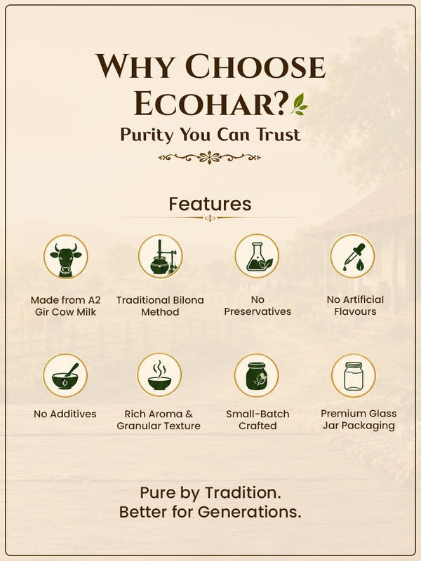 Ecohar A2 Cow Bilona Ghee